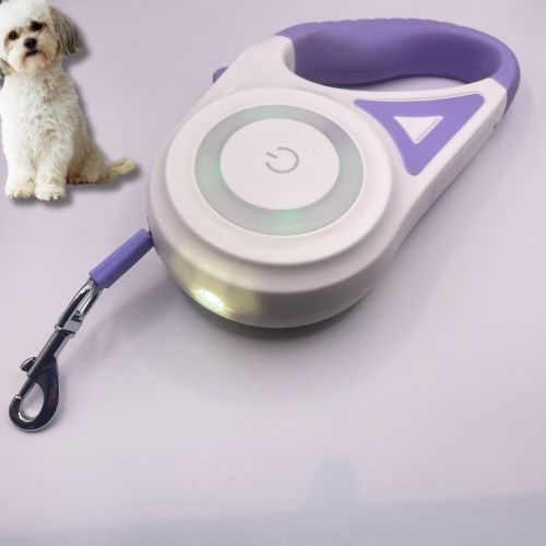 רצועת פנס 5 מ' כולל גלילי שקי קקי ריחניים ביותר בריח תות, תיק יוקרתי לשקיות וצ'יפ ג'י.פי.אס למעקב אחר הכלב