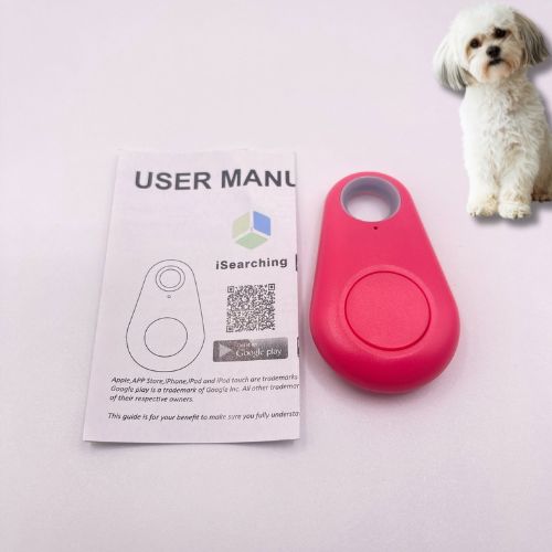 רצועת פנס 5 מ' כולל גלילי שקי קקי ריחניים ביותר בריח תות, תיק יוקרתי לשקיות וצ'יפ ג'י.פי.אס למעקב אחר הכלב